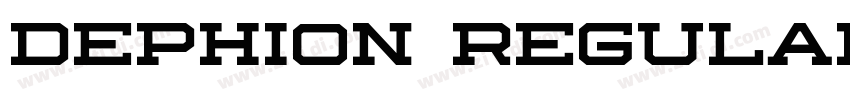 Dephion Regular字体转换 Dephion Regular字体转换
